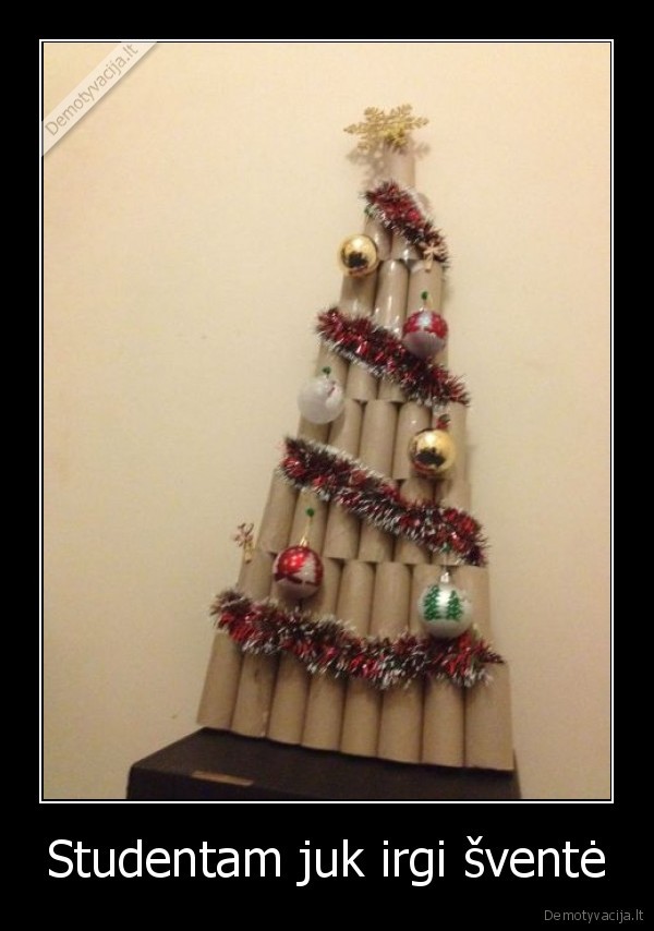 kaledine, eglute,studentiska, eglute,tualetinio, popieriaus, ritineliai