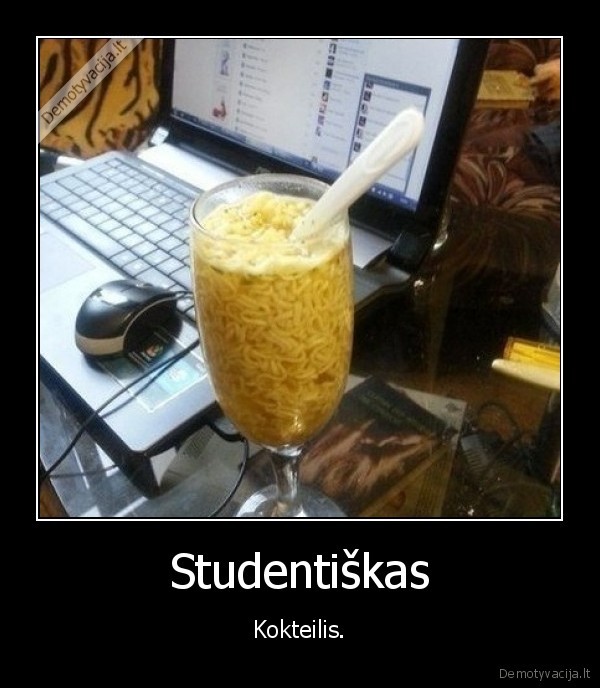 studentai,makaronai,bomzpaketas