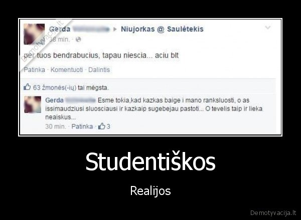 studente, nescia,pastojo,ranksluostis