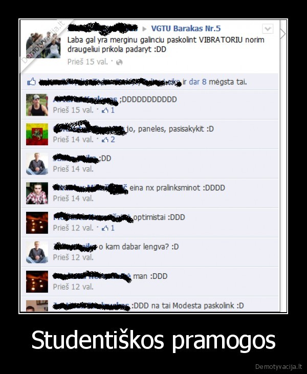 vgtu, barakas, studentas