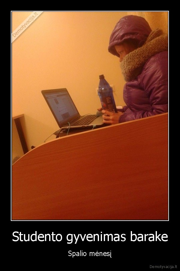 Studento gyvenimas barake