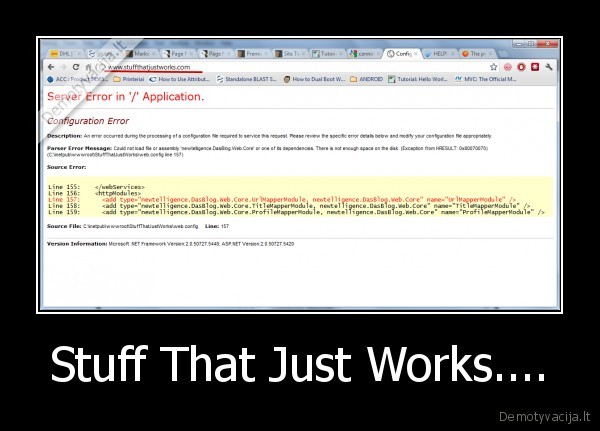 asp,error,klaida,neveikia,paradoksas