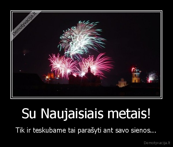 Su Naujaisiais metais!