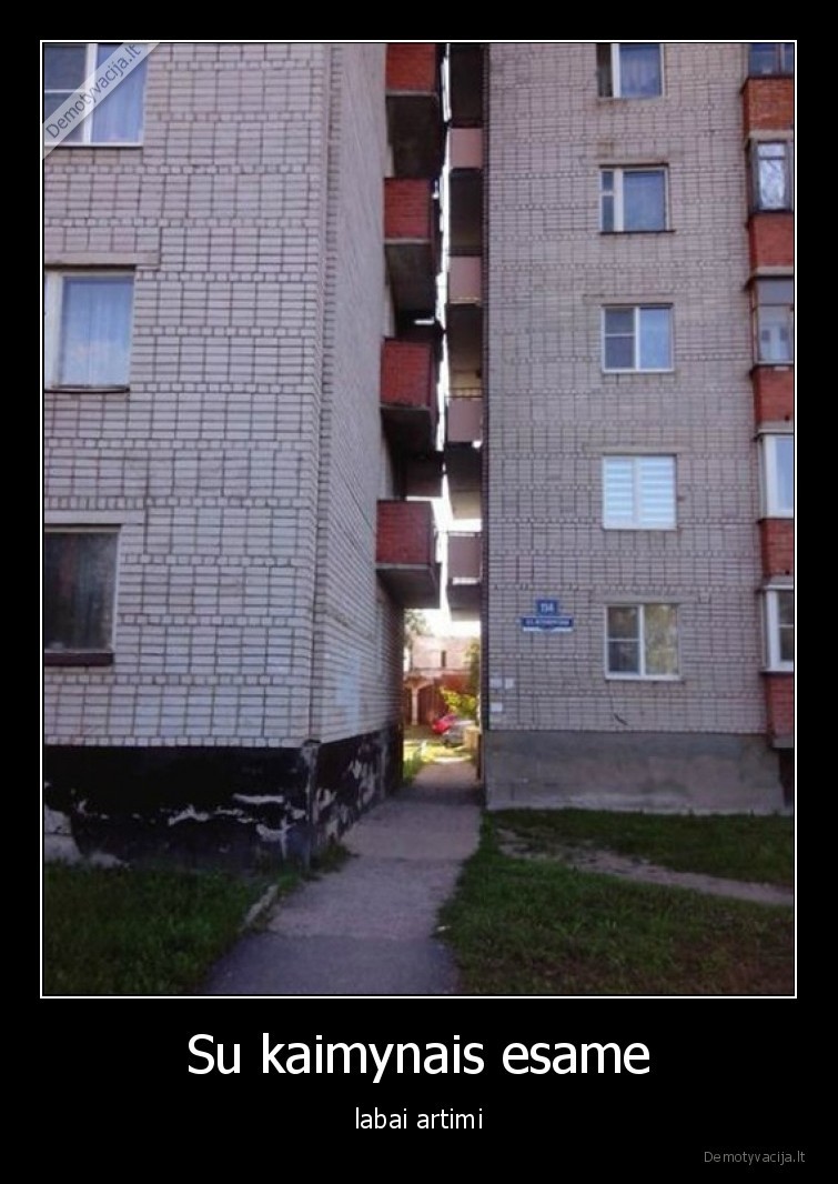 kaimynai,artimi,balkonai,daugiabutis,tarpas