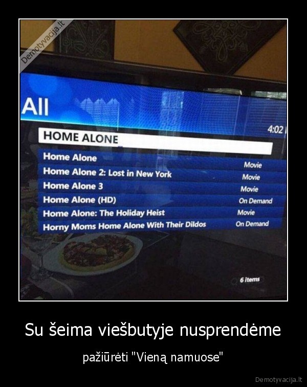 seima,viesbutis,vienas, namuose