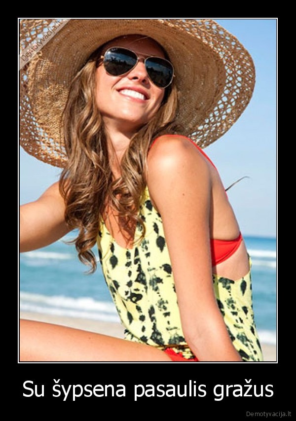 Su šypsena pasaulis gražus