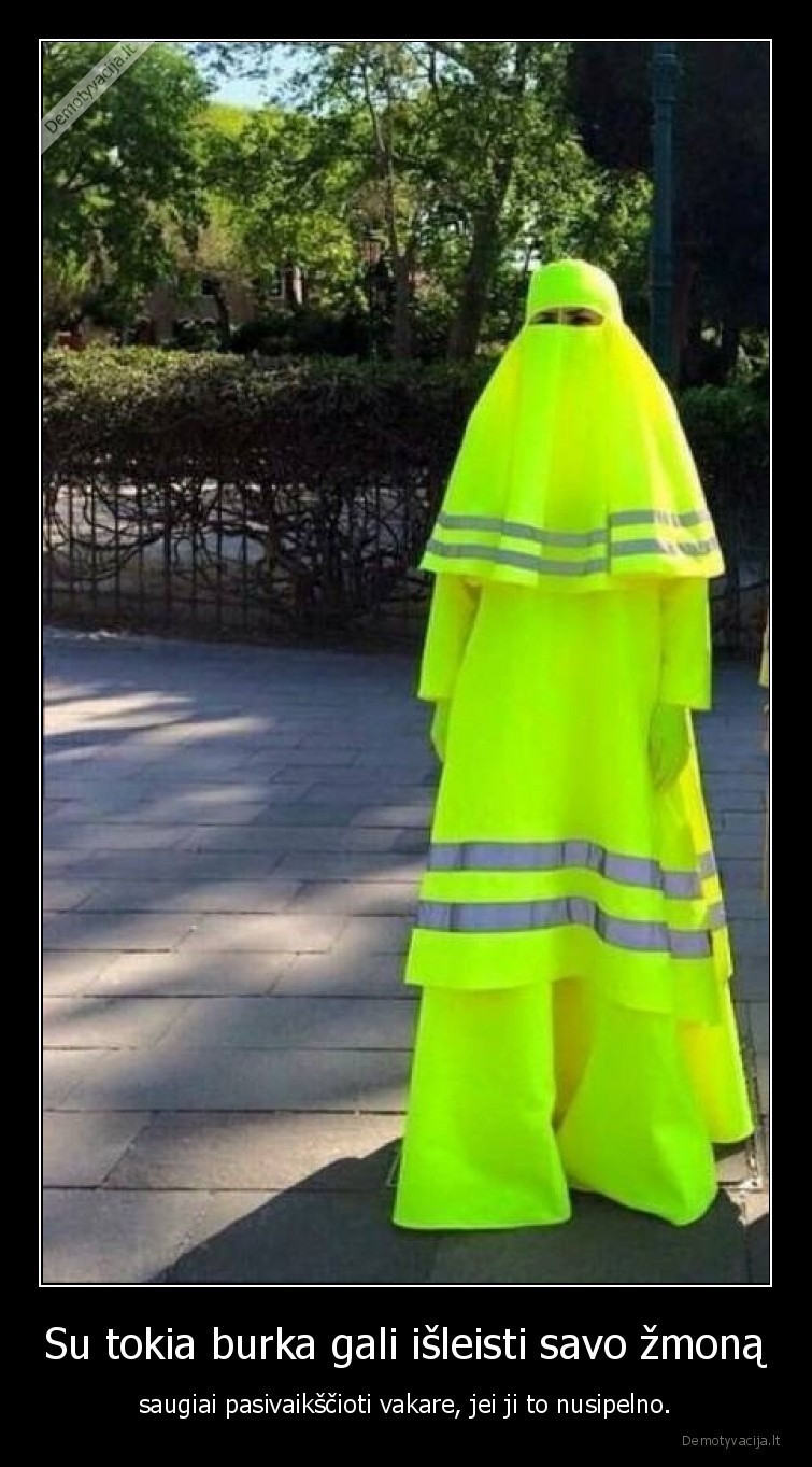 burka,atsvaitai,zmona