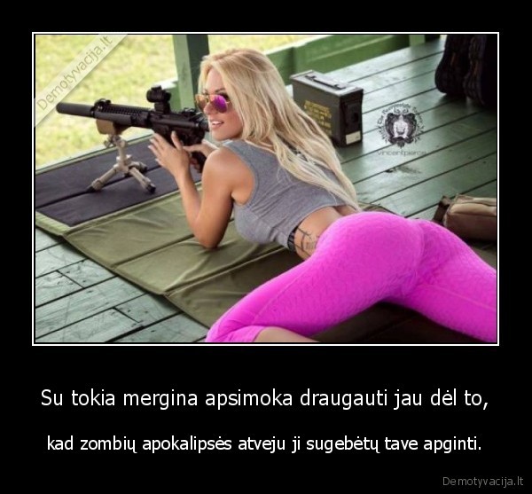 mergina,saudymas,ginklas,zombiai