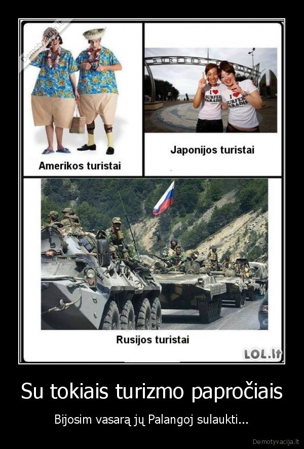 rusu, turistai,turizmas,rusai, palangoje