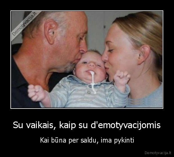 Su vaikais, kaip su d'emotyvacijomis