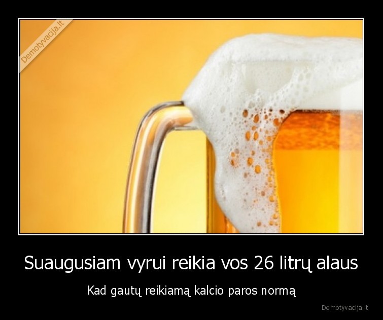 kalcis,daug, alaus,alaus, gerimas