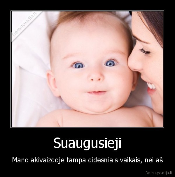 suaugusieji,akivaizda,vaikai,kudikis,tapti,didesnis