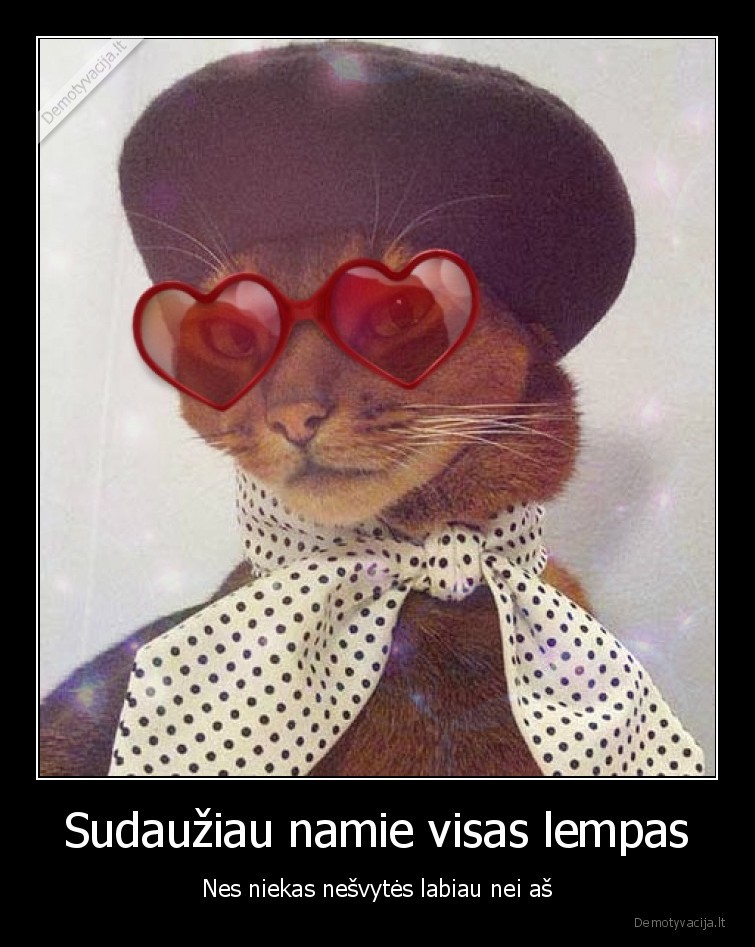 Sudaužiau namie visas lempas