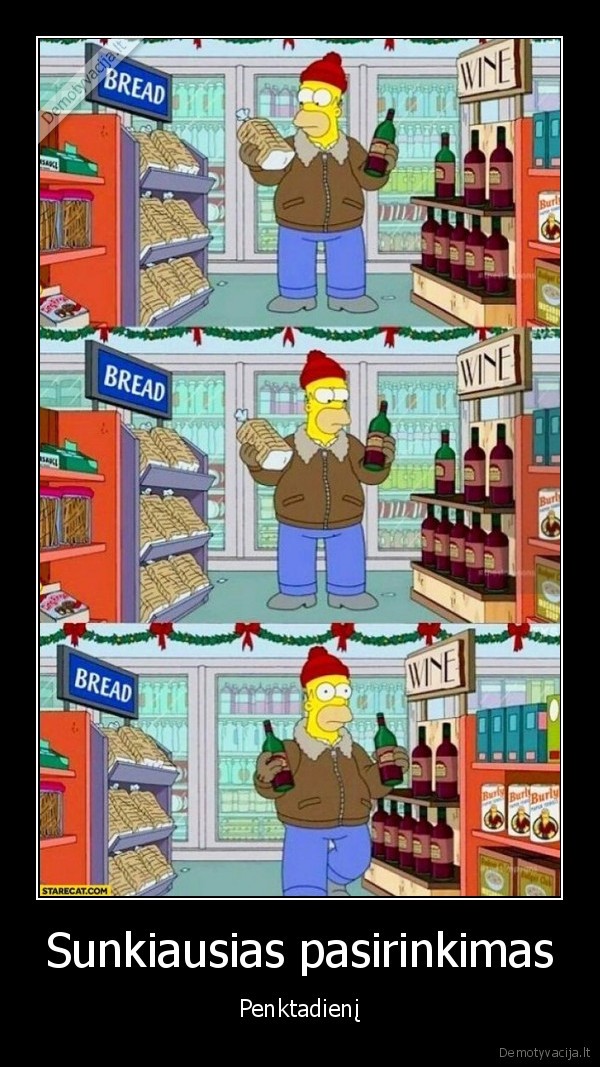 penktadienis,pasirinkimai,alkoholis,simpsonai,vynas