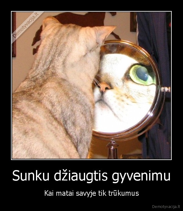 Sunku džiaugtis gyvenimu