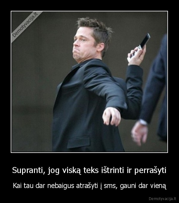 sms, zinutes, istrinti