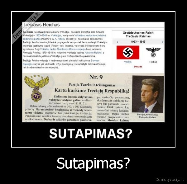 Sutapimas?