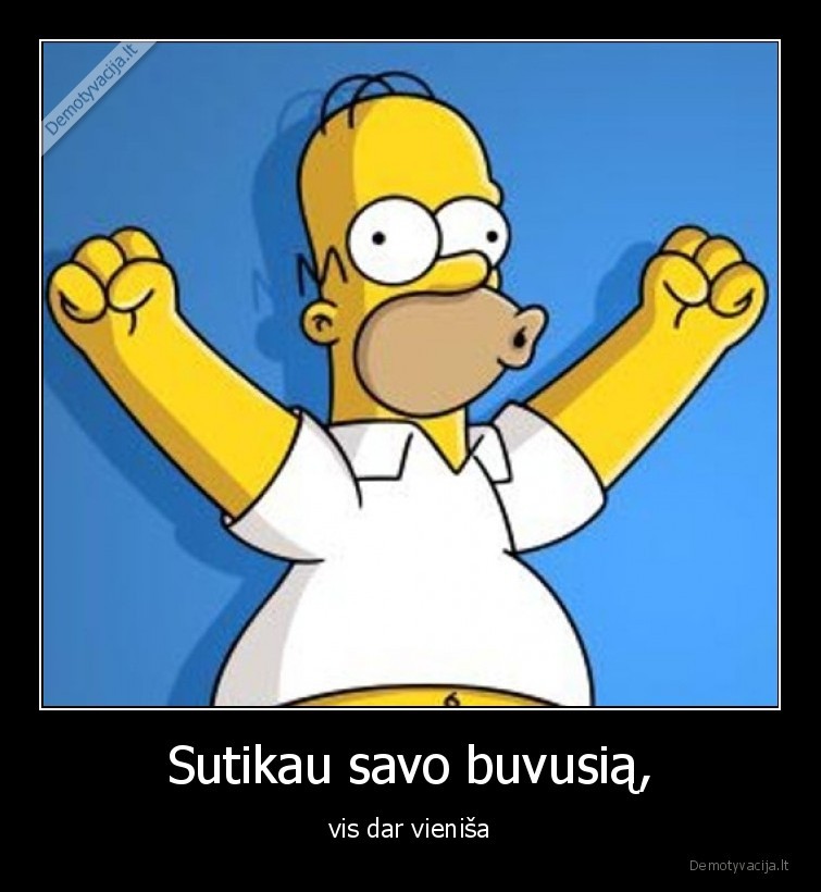 vienisa,buvusi,simpsonai,houmeris