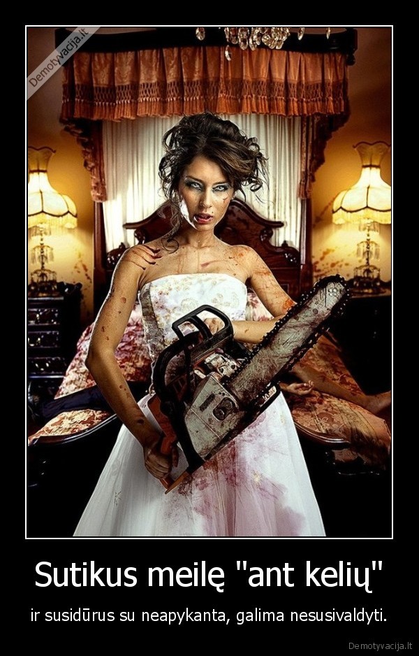 Sutikus meilę "ant kelių"