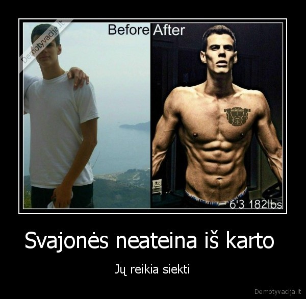 svajones,sportas,siekis