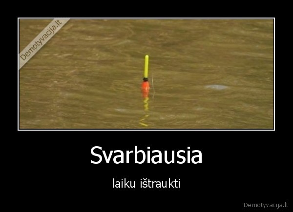 Svarbiausia