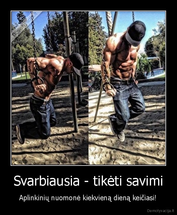 sportas,tikejimas, savimi