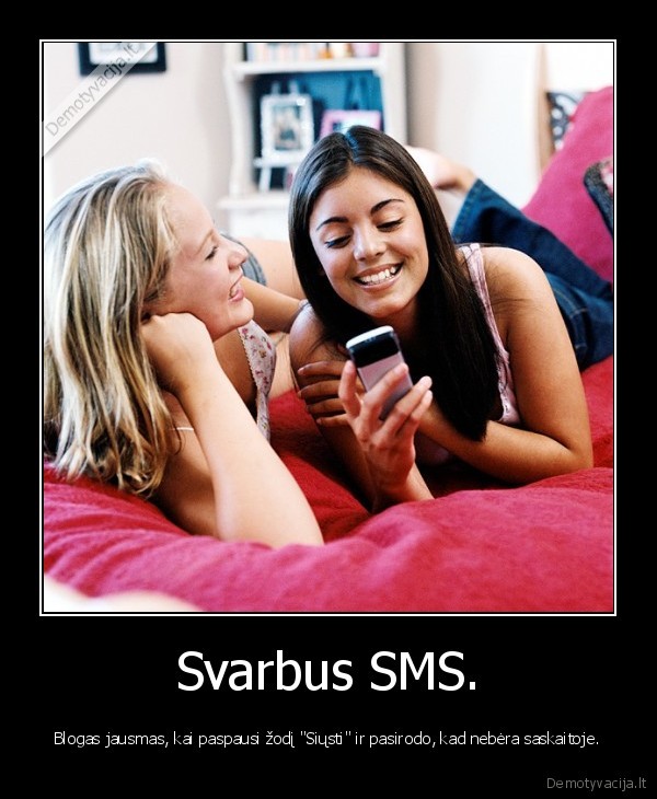 svarbus, sms