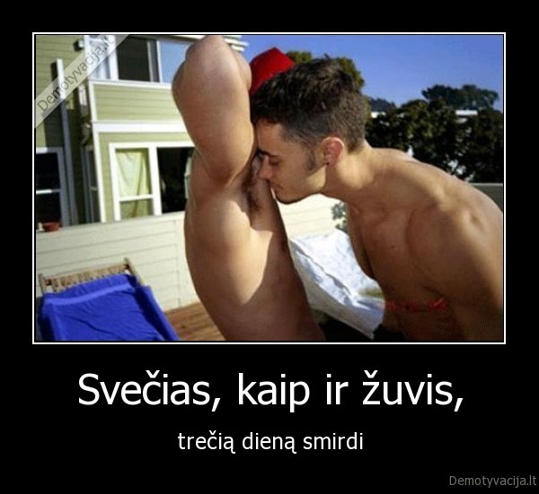 Svečias, kaip ir žuvis,