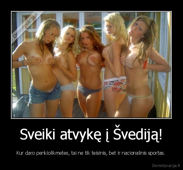 Sveiki atvykę į Švediją!