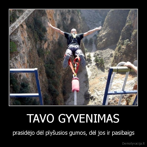 gyvenimas,bungee, jumping,guma