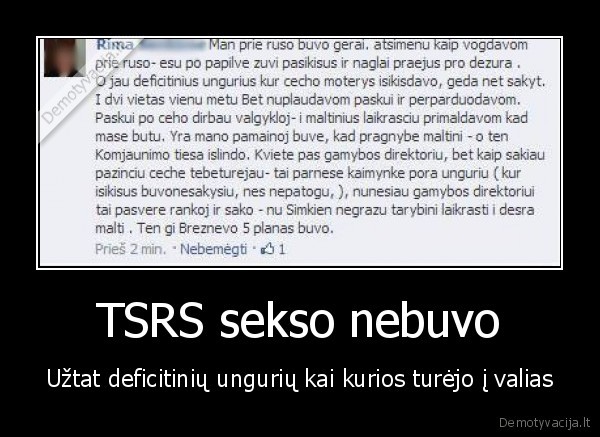 tsrs,prie, ruso,kvaila, moteris,facebook, zinute