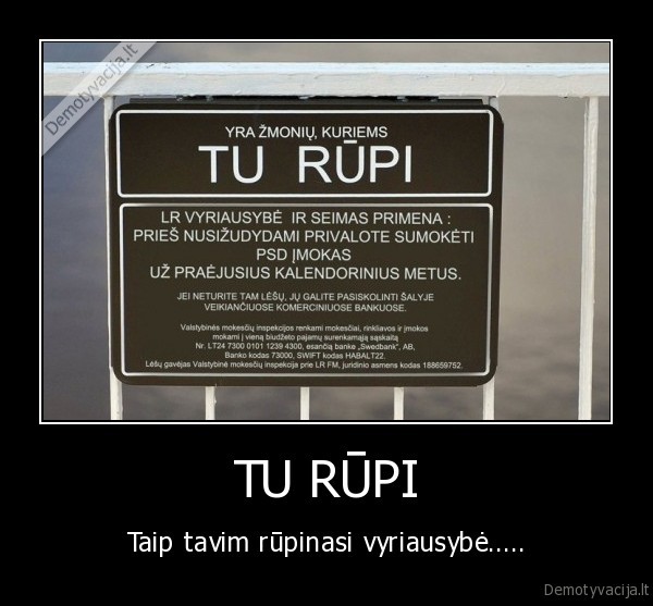 TU RŪPI