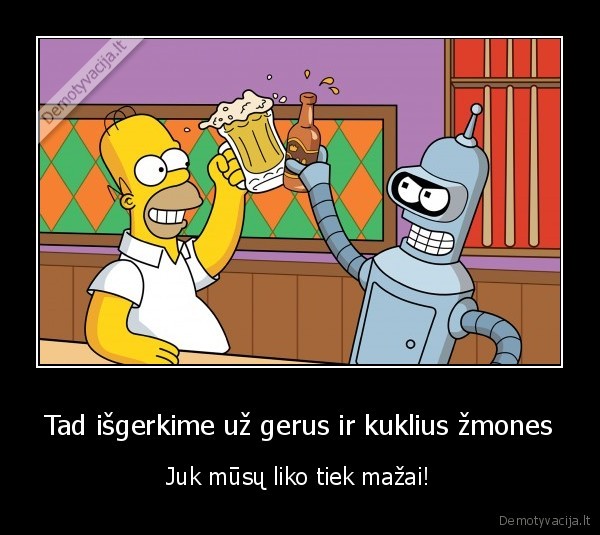houmeris,futurama,simpsonai,tostas
