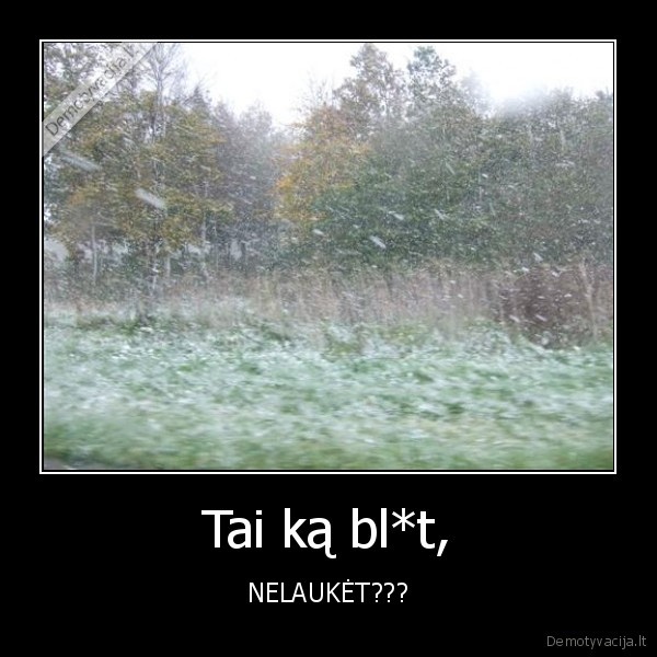 Tai ką bl*t,