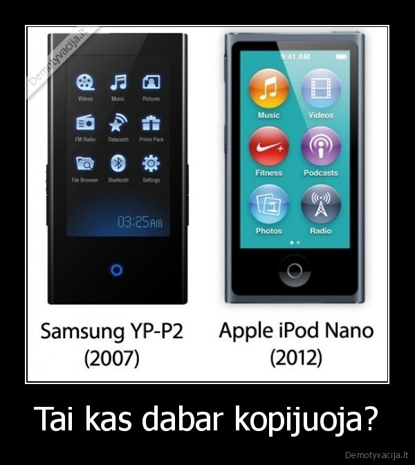 Tai kas dabar kopijuoja?