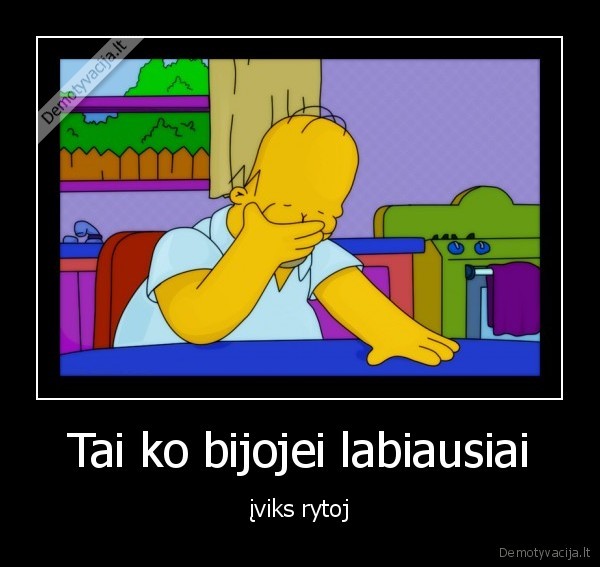 rugsejo, 1, simpsonai, face, palm, mokykla