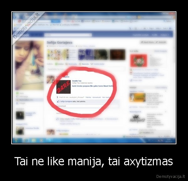 Tai ne like manija, tai axytizmas