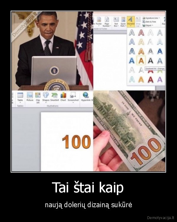 doleriai,dizainas,naujas