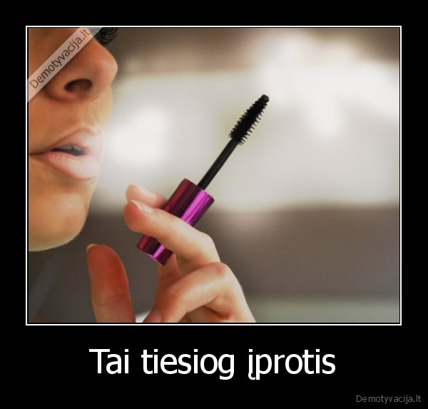Tai tiesiog įprotis