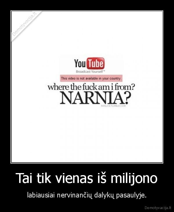 narnia,youtube