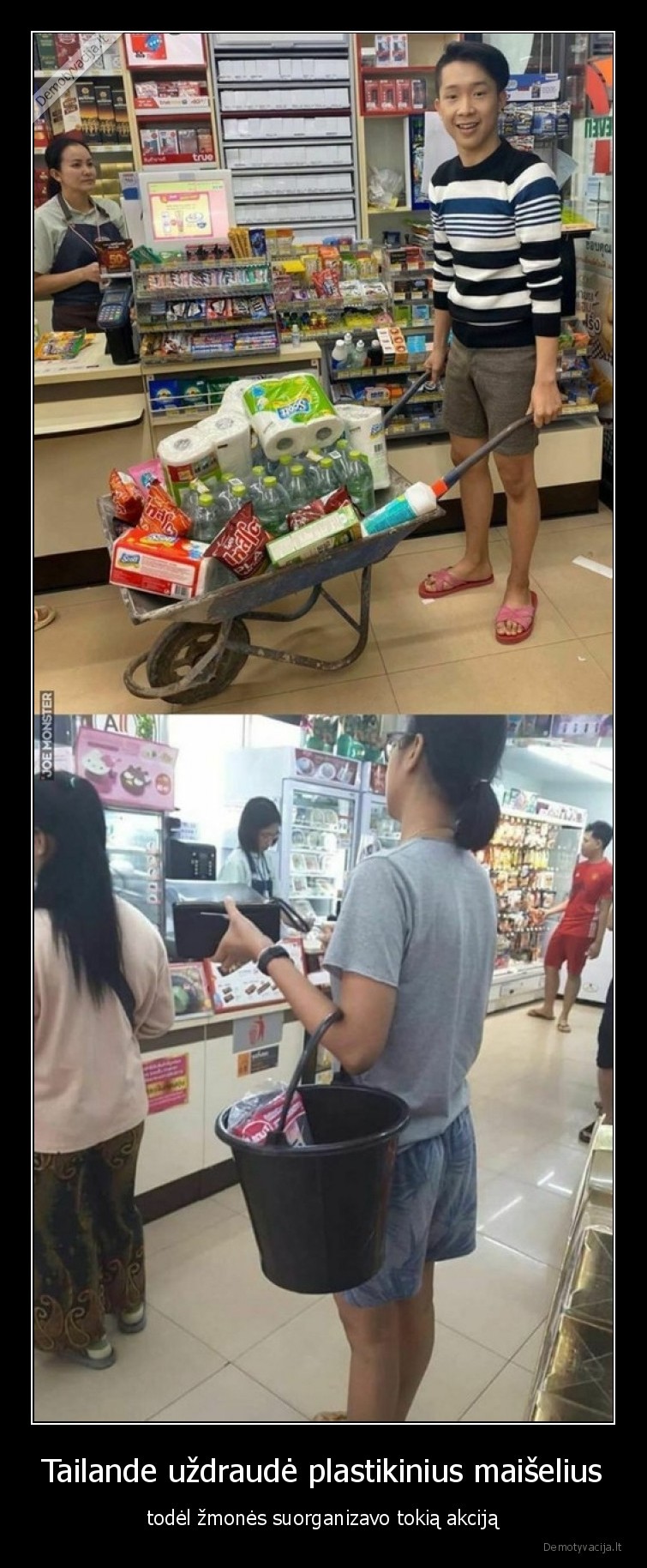 akcija,plastikiniai,maiseliai,parduotuves
