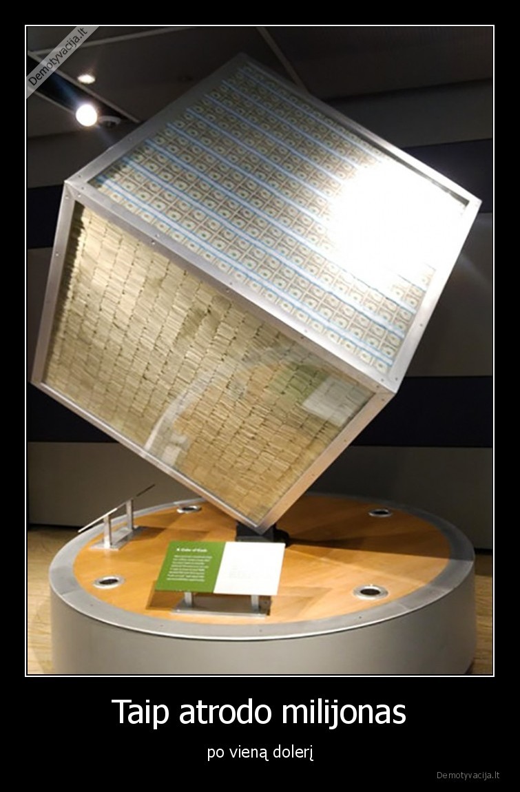 milijonas,po, viena, doleri