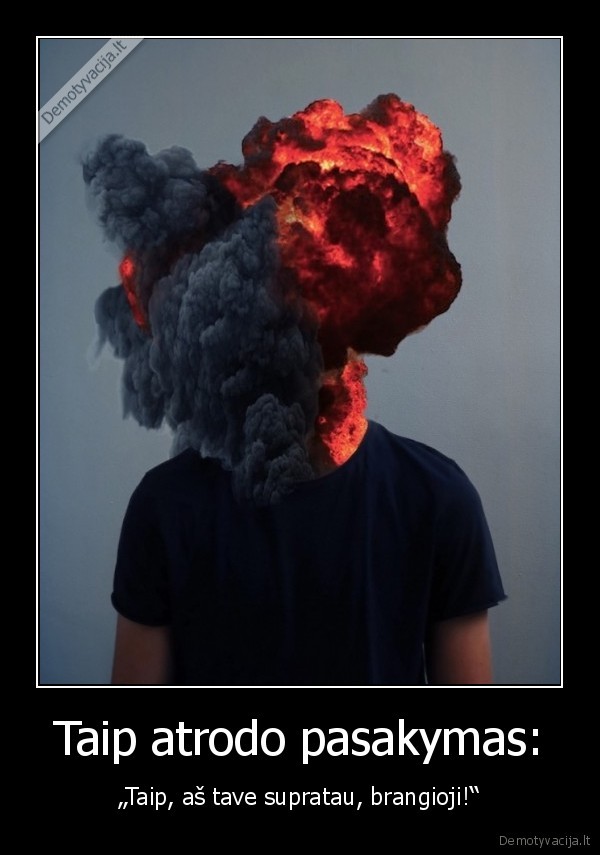 Taip atrodo pasakymas: