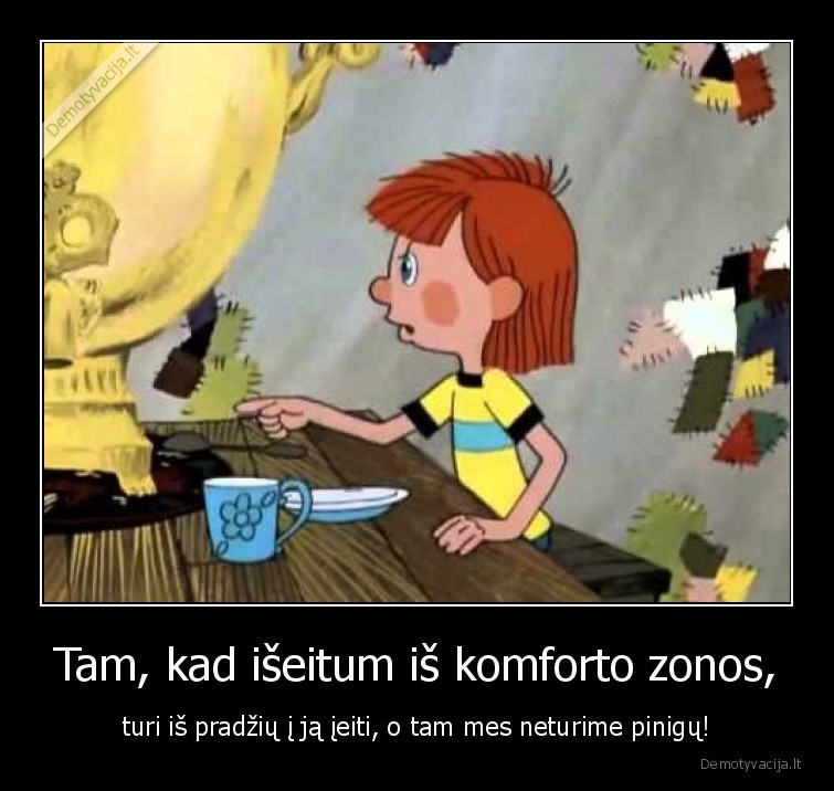 komforto,zona,pinigai