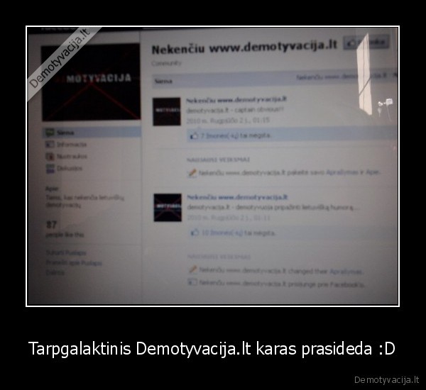 Tarpgalaktinis Demotyvacija.lt karas prasideda :D