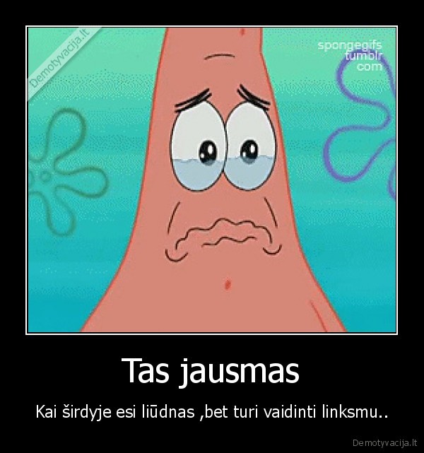 patrick,sad,linksmas