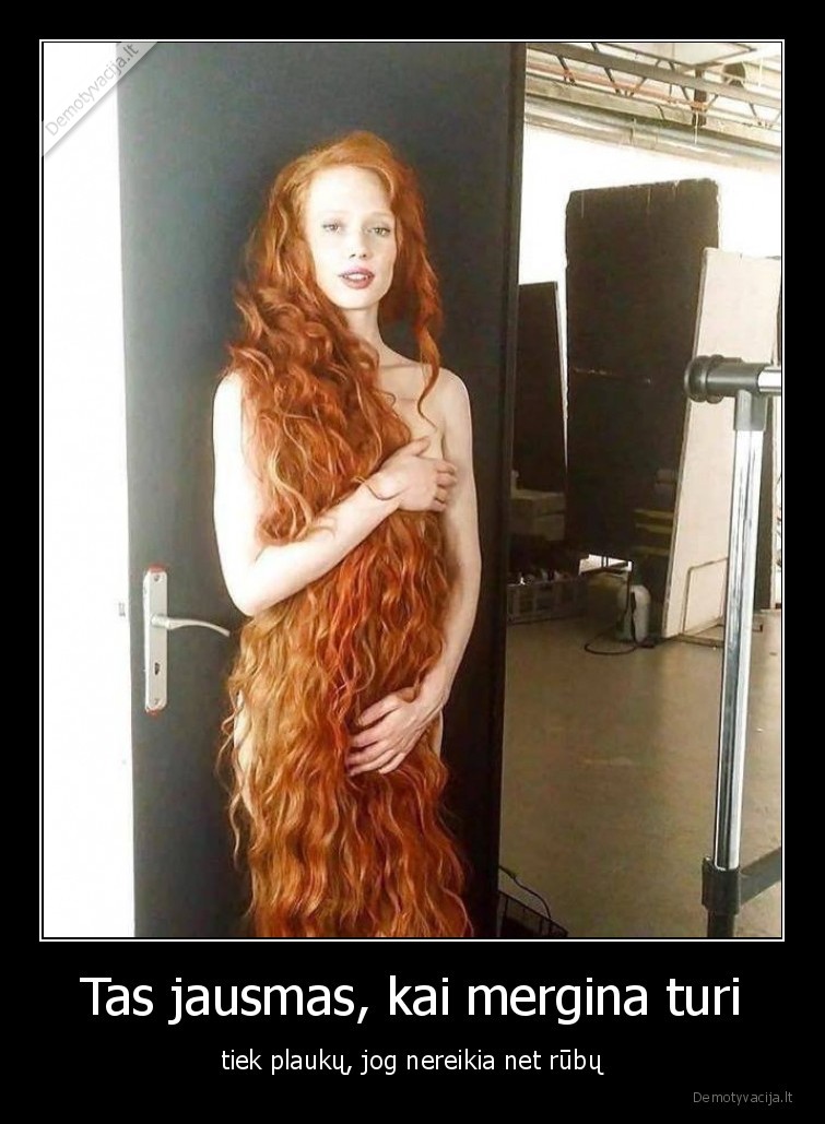mergina,plaukai,ilgi, plaukai,nereikia, rubu