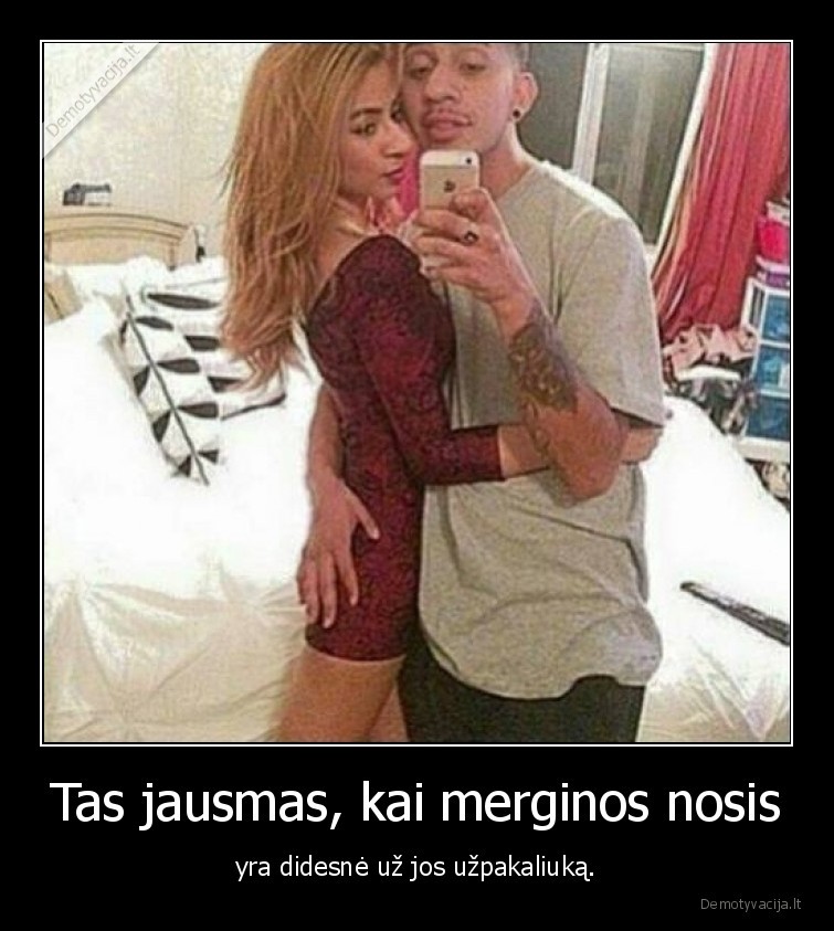 mergina,nosis,uzpakaliukas