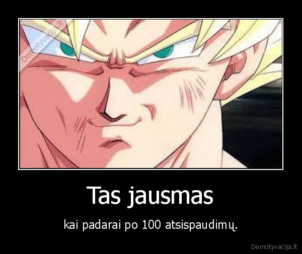 atsispaudimas,goku,sangokas,100,workout