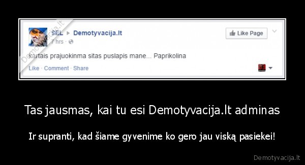 selas,dragunas, demotyvacija